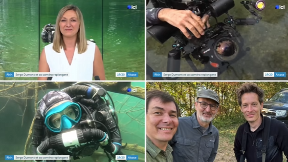 🇫🇷📽️ Französische TV-Sender berichtet über ein Dome-Projekt, an dem wir mitarbeiten. 🤩